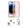 MARSİLYAN™- iPhone 16 Pro Max Kılıf Siluet Minimal Prime - Siyah Bilvis 3X AR HD Cam Ekran Koruyucu + Raze Metal Kamera Lens - NLGY