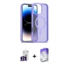 MARSİLYAN™- iPhone 16 Pro Max Kılıf Siluet Minimal Prime - Siyah Bilvis 5in1 3D Magic Cam Ekran Koruyucu + Bilvis Titan Kamera Lens - TMGI