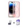 MARSİLYAN™- iPhone 16 Pro Max Kılıf Siluet Minimal Prime - Siyah Bilvis 5in1 3D Magic Cam Ekran Koruyucu + Bilvis Titan Kamera Lens - TMGI