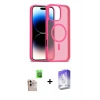 MARSİLYAN™- iPhone 16 Pro Max Kılıf Siluet Minimal Prime - Siyah Bilvis 5in1 3D Magic Cam Ekran Koruyucu + Raze Metal Kamera Lens - NLGY