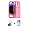 MARSİLYAN™- iPhone 16 Pro Max Kılıf Siluet Minimal Prime - Siyah Bilvis 5in1 3D Magic Cam Ekran Koruyucu + Bilvis Titan Kamera Lens - GS