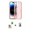 MARSİLYAN™- iPhone 16 Pro Max Kılıf Siluet Minimal Prime - Siyah Bilvis Hayalet Cam Ekran Koruyucu + Raze Metal Kamera Lens - NLGY