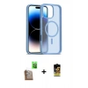 MARSİLYAN™- iPhone 16 Pro Max Kılıf Siluet Minimal Prime - Siyah Buffer Cam Ekran Koruyucu + Raze Metal Kamera Lens - CLTM