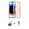 MARSİLYAN™- iPhone 16 Pro Max Kılıf Siluet Minimal Prime - Siyah Joko Magic 5D Cam + Bilvis Titan Kamera Lens - SH