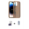 MARSİLYAN™- iPhone 16 Pro Max Kılıf Siluet Minimal Prime - Siyah Joko Magic 5D Cam + Bilvis Titan Kamera Lens - TMGI