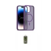 MARSİLYAN™- iPhone 16 Pro Max Kılıf Siluet Minimal Prime - Siyah Joko Magic 5D Hayalet Cam