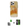 MARSİLYAN™- iPhone 16 Pro Max Kılıf Ufuk Doku Prime - Şeffaf 360 Full Body Arka Koruyucu + Raze Metal Kamera Lens - SH