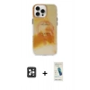 MARSİLYAN™- iPhone 16 Pro Max Kılıf Ufuk Doku Prime - Şeffaf Pasifik Cam Ekran Koruyucu + PVD Metal Kamera Lens - SH