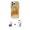 MARSİLYAN™- iPhone 16 Pro Max Kılıf Ufuk Doku Prime - Siyah Bilvis 3X AR HD Cam Ekran Koruyucu + Bilvis Titan Kamera Lens - TMGI