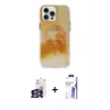 MARSİLYAN™- iPhone 16 Pro Max Kılıf Ufuk Doku Prime - Siyah Bilvis 3X AR HD Cam Ekran Koruyucu + Bilvis Titan Kamera Lens - GS