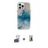MARSİLYAN™- iPhone 16 Pro Max Kılıf Ufuk Doku Prime - Siyah Bilvis Hayalet Cam Ekran Koruyucu + Bilvis Titan Kamera Lens - TMGI