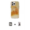 MARSİLYAN™- iPhone 16 Pro Max Kılıf Ufuk Doku Prime - Siyah Bilvis Hayalet Cam Ekran Koruyucu + PVD Metal Kamera Lens - GD