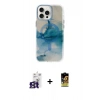 MARSİLYAN™- iPhone 16 Pro Max Kılıf Ufuk Doku Prime - Siyah Buffer Cam Ekran Koruyucu + Bilvis Titan Kamera Lens - TMGI