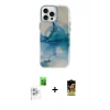 MARSİLYAN™- iPhone 16 Pro Max Kılıf Ufuk Doku Prime - Siyah Buffer Cam Ekran Koruyucu + Raze Metal Kamera Lens - BZ