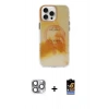 MARSİLYAN™- iPhone 16 Pro Max Kılıf Ufuk Doku Prime - Siyah Buffer Hayalet Cam Ekran Koruyucu + Pers Alüminyum Kamera Lens - GI