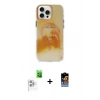 MARSİLYAN™- iPhone 16 Pro Max Kılıf Ufuk Doku Prime - Siyah Buffer Hayalet Cam Ekran Koruyucu + Raze Metal Kamera Lens - BZ