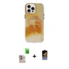 MARSİLYAN™- iPhone 16 Pro Max Kılıf Ufuk Doku Prime - Siyah Buffer Hayalet Cam Ekran Koruyucu + Raze Metal Kamera Lens - NLGY