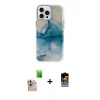 MARSİLYAN™- iPhone 16 Pro Max Kılıf Ufuk Doku Prime - Siyah Buffer Hayalet Cam Ekran Koruyucu + Raze Metal Kamera Lens - NLGY