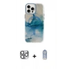 MARSİLYAN™- iPhone 16 Pro Max Kılıf Ufuk Doku Prime - Siyah Joko Magic 5D Cam + Pers Alüminyum Kamera Lens - GI