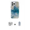 MARSİLYAN™- iPhone 16 Pro Max Kılıf Ufuk Doku Prime - Siyah Joko Magic 5D Cam + Pers Alüminyum Kamera Lens - GS