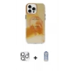 MARSİLYAN™- iPhone 16 Pro Max Kılıf Ufuk Doku Prime - Siyah Joko Magic 5D Cam + Pers Alüminyum Kamera Lens - GS