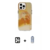 MARSİLYAN™- iPhone 16 Pro Max Kılıf Ufuk Doku Prime - Siyah Joko Magic 5D Cam + PVD Metal Kamera Lens - GS