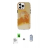 MARSİLYAN™- iPhone 16 Pro Max Kılıf Ufuk Doku Prime - Siyah Joko Magic 5D Cam + Raze Metal Kamera Lens - BZ