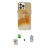 MARSİLYAN™- iPhone 16 Pro Max Kılıf Ufuk Doku Prime - Siyah Joko Magic 5D Cam + Raze Metal Kamera Lens - NLGY