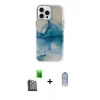 MARSİLYAN™- iPhone 16 Pro Max Kılıf Ufuk Doku Prime - Siyah Joko Magic 5D Cam + Raze Metal Kamera Lens - SH