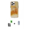 MARSİLYAN™- iPhone 16 Pro Max Kılıf Ufuk Doku Prime - Siyah Joko Magic 5D Cam + Raze Metal Kamera Lens - SH