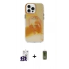 MARSİLYAN™- iPhone 16 Pro Max Kılıf Ufuk Doku Prime - Siyah Joko Magic 5D Hayalet Cam + Bilvis Titan Kamera Lens - TMGI