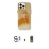 MARSİLYAN™- iPhone 16 Pro Max Kılıf Ufuk Doku Prime - Siyah Joko Magic 5D Hayalet Cam + Pers Alüminyum Kamera Lens - GS