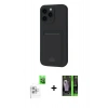 MARSİLYAN™- iPhone 16 Pro Max Kılıf Vadi Çizgi Prime - Şeffaf 360 Full Body Arka Koruyucu + Beyaz Raze Metal Kamera Lens