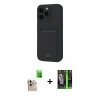 MARSİLYAN™- iPhone 16 Pro Max Kılıf Vadi Çizgi Prime - Şeffaf 360 Full Body Arka Koruyucu + Raze Metal Kamera Lens - NLGY