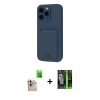 MARSİLYAN™- iPhone 16 Pro Max Kılıf Vadi Çizgi Prime - Şeffaf 360 Full Body Arka Koruyucu + Raze Metal Kamera Lens - NLGY