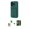 MARSİLYAN™- iPhone 16 Pro Max Kılıf Vadi Çizgi Prime - Şeffaf 360 Full Body Arka Koruyucu + Raze Metal Kamera Lens - NLGY