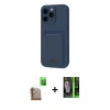 MARSİLYAN™- iPhone 16 Pro Max Kılıf Vadi Çizgi Prime - Şeffaf 360 Full Body Arka Koruyucu + Raze Metal Kamera Lens - CLTM