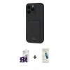 MARSİLYAN™- iPhone 16 Pro Max Kılıf Vadi Çizgi Prime - Şeffaf Pasifik Cam Ekran Koruyucu + Bilvis Titan Kamera Lens - SH