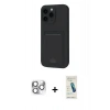 MARSİLYAN™- iPhone 16 Pro Max Kılıf Vadi Çizgi Prime - Şeffaf Pasifik Cam Ekran Koruyucu + Pers Alüminyum Kamera Lens - GS