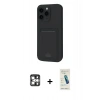 MARSİLYAN™- iPhone 16 Pro Max Kılıf Vadi Çizgi Prime - Şeffaf Pasifik Cam Ekran Koruyucu + PVD Metal Kamera Lens - GS
