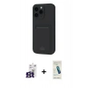 MARSİLYAN™- iPhone 16 Pro Max Kılıf Vadi Çizgi Prime - Şeffaf Pasifik Cam Ekran Koruyucu + Bilvis Titan Kamera Lens - TMGI