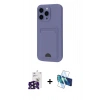 MARSİLYAN™- iPhone 16 Pro Max Kılıf Vadi Çizgi Prime - Siyah 3D Antistatik Cam Ekran Koruyucu + Bilvis Titan Kamera Lens - SH