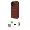 MARSİLYAN™- iPhone 16 Pro Max Kılıf Vadi Çizgi Prime - Siyah Bilvis 3D Cam Ekran Koruyucu + Raze Metal Kamera Lens - CLTM
