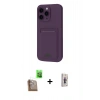 MARSİLYAN™- iPhone 16 Pro Max Kılıf Vadi Çizgi Prime - Siyah Bilvis 3D Cam Ekran Koruyucu + Raze Metal Kamera Lens - CLTM