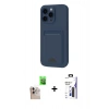 MARSİLYAN™- iPhone 16 Pro Max Kılıf Vadi Çizgi Prime - Siyah Bilvis 3X AR Hayalet Cam Ekran Koruyucu + Raze Metal Kamera Lens - NLGY