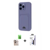 MARSİLYAN™- iPhone 16 Pro Max Kılıf Vadi Çizgi Prime - Siyah Bilvis 3X AR Hayalet Cam Ekran Koruyucu + Raze Metal Kamera Lens - NLGY