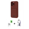 MARSİLYAN™- iPhone 16 Pro Max Kılıf Vadi Çizgi Prime - Siyah Bilvis 3X AR Hayalet Cam Ekran Koruyucu + Raze Metal Kamera Lens - BZ