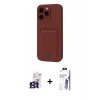 MARSİLYAN™- iPhone 16 Pro Max Kılıf Vadi Çizgi Prime - Siyah Bilvis 3X AR HD Cam Ekran Koruyucu + Bilvis Titan Kamera Lens - TMGI