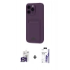 MARSİLYAN™- iPhone 16 Pro Max Kılıf Vadi Çizgi Prime - Siyah Bilvis 3X AR HD Cam Ekran Koruyucu + Bilvis Titan Kamera Lens - TMGI