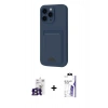 MARSİLYAN™- iPhone 16 Pro Max Kılıf Vadi Çizgi Prime - Siyah Bilvis 3X AR HD Cam Ekran Koruyucu + Bilvis Titan Kamera Lens - TMGI